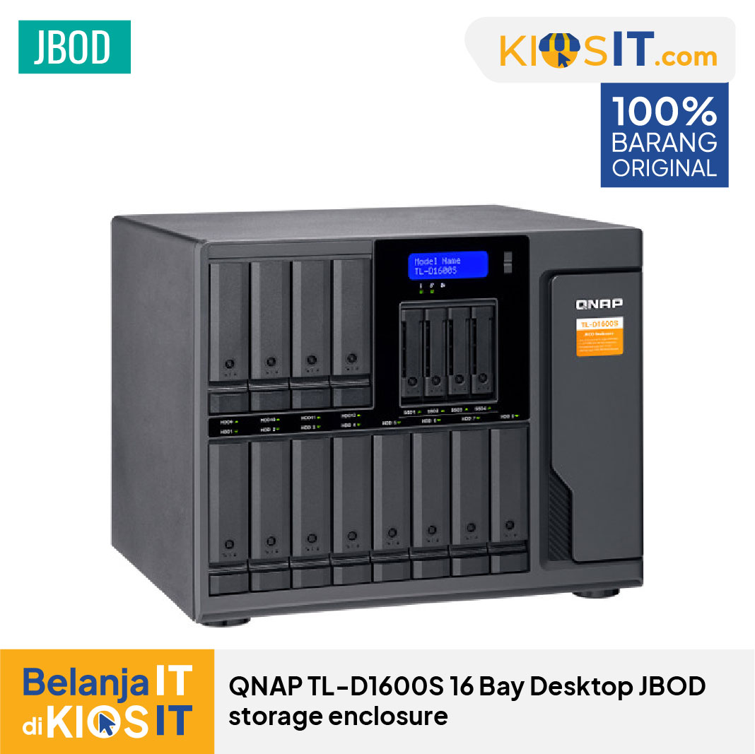 QNAP TL-D1600S 16 Bay Desktop JBOD storage enclosure