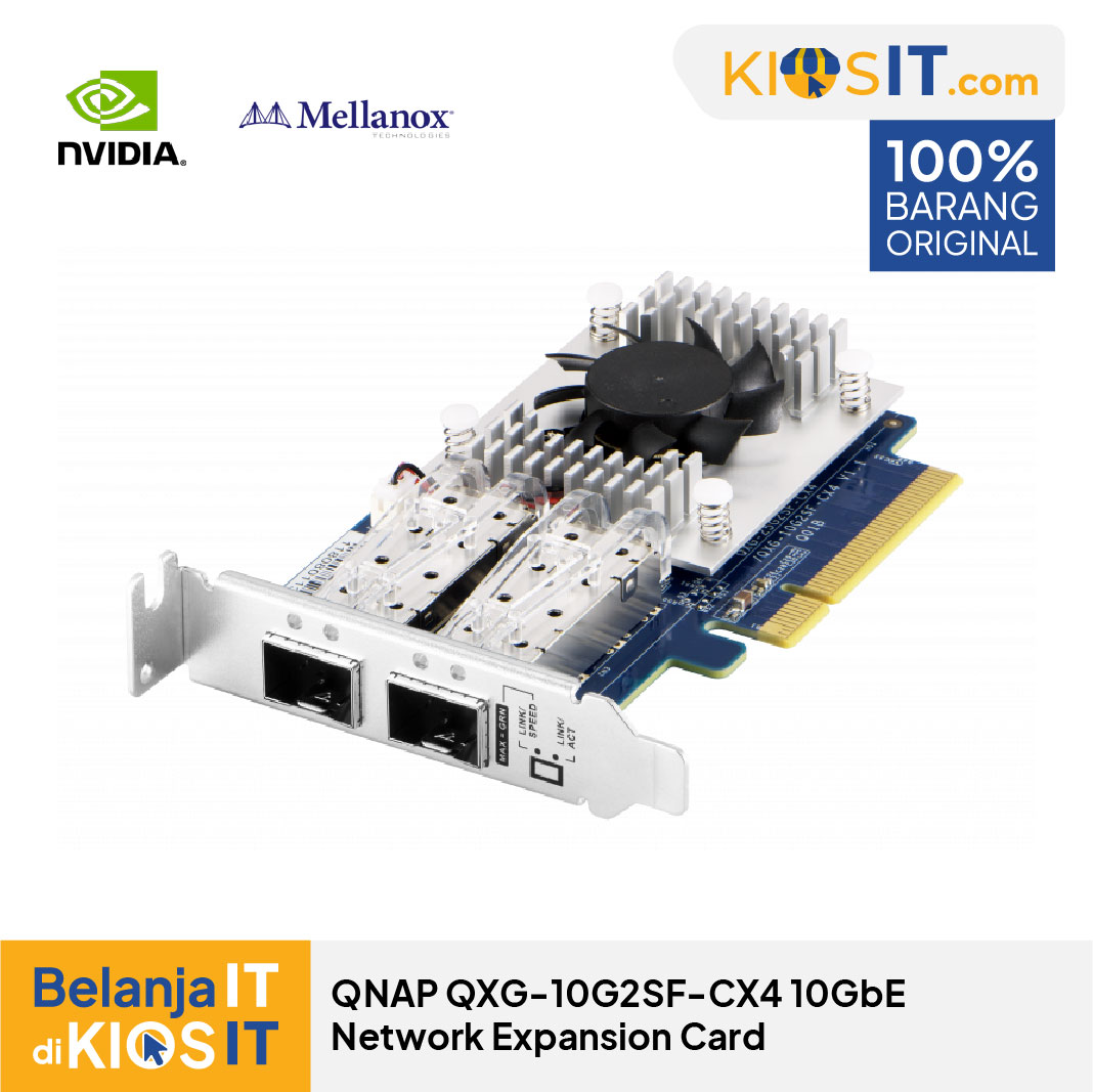 QNAP QXG-10G2SF-CX4 10GbE Network Expansion Card