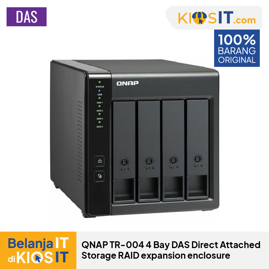 QNAP TR-004 4 Bay DAS Direct Attached Storage RAID expansion enclosure