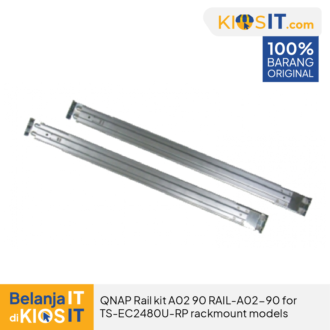 QNAP Rail kit A02 90 For Rackmount models - RAIL-A02-90