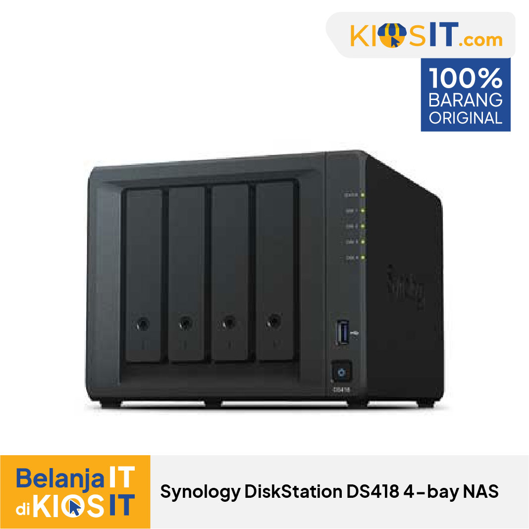 Synology DiskStation DS418 4-bay NAS - DS418