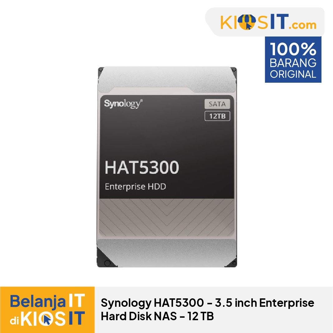 Synology HAT5300 12TB - 3.5 inch Enterprise Hardisk NAS