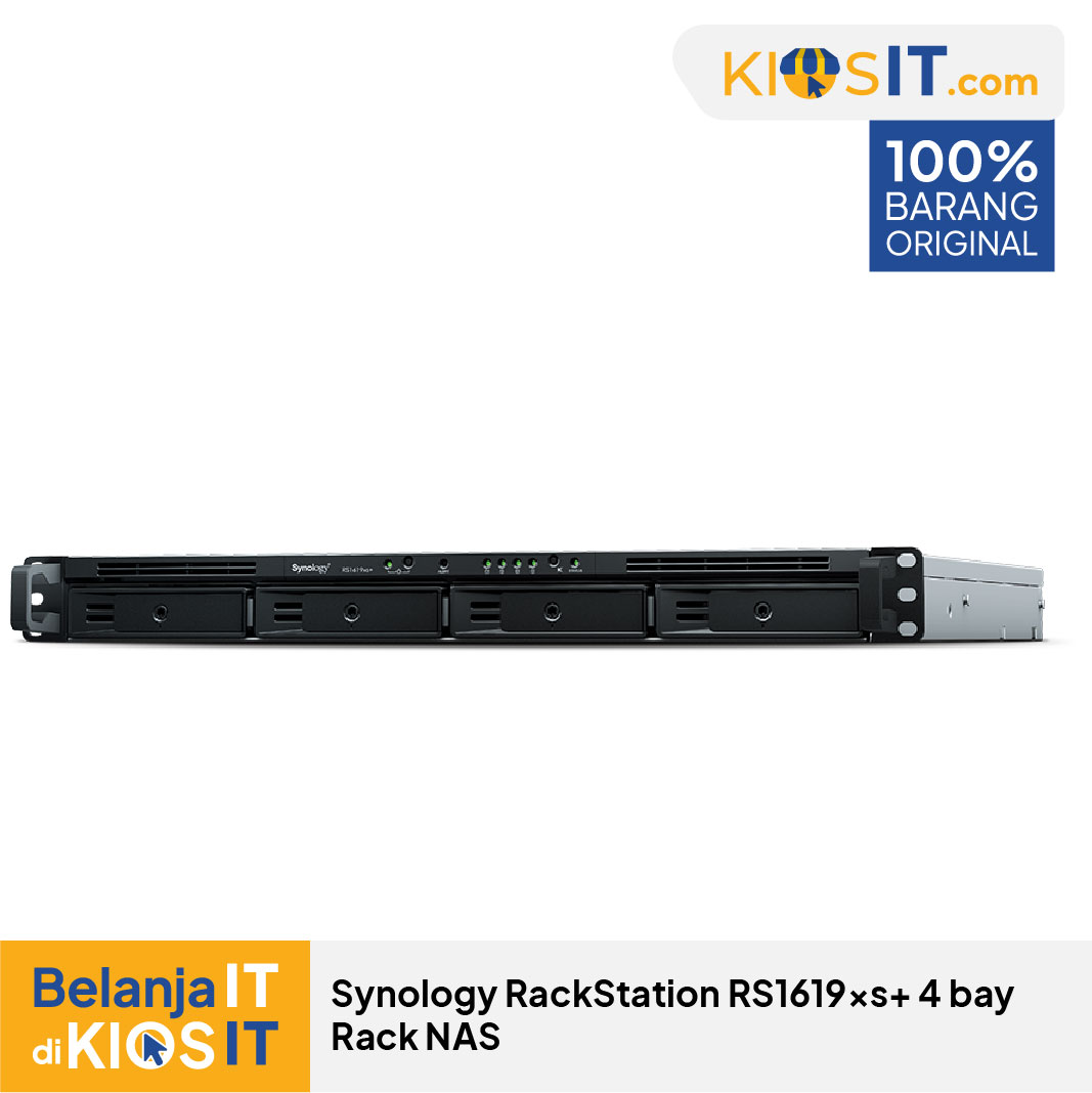 Synology RackStation RS1619xsplus 4-BAY NAS - RS1619xs plus